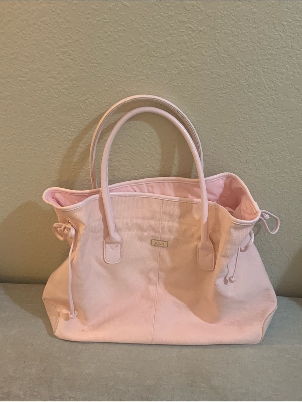 Ralph Lauren Y2K Light Pink Tote Bag - Picture 9 of 10
